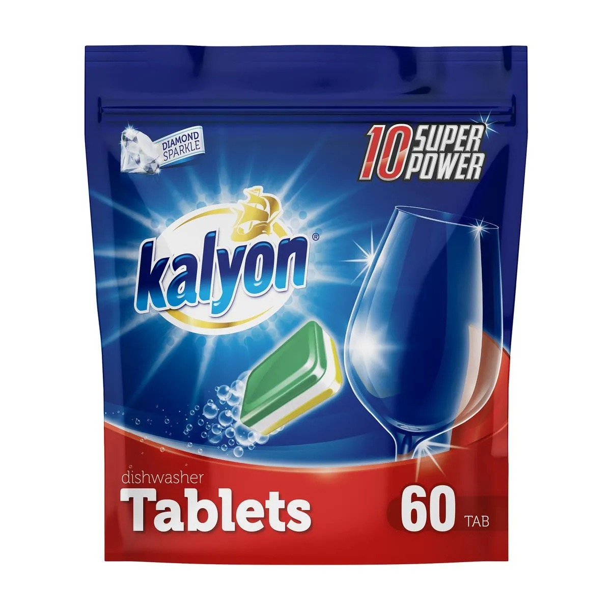 Kalyon 60s All-in-One Super Power Auto Dishwasher Tablets