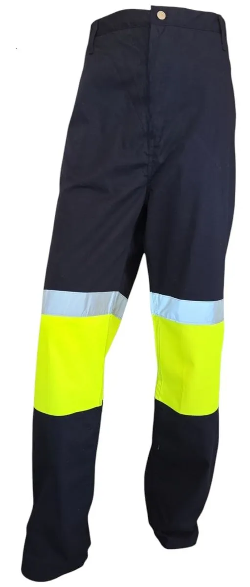 Jonsson Workwear Two Tone Reflective Work Trousers - CP33P