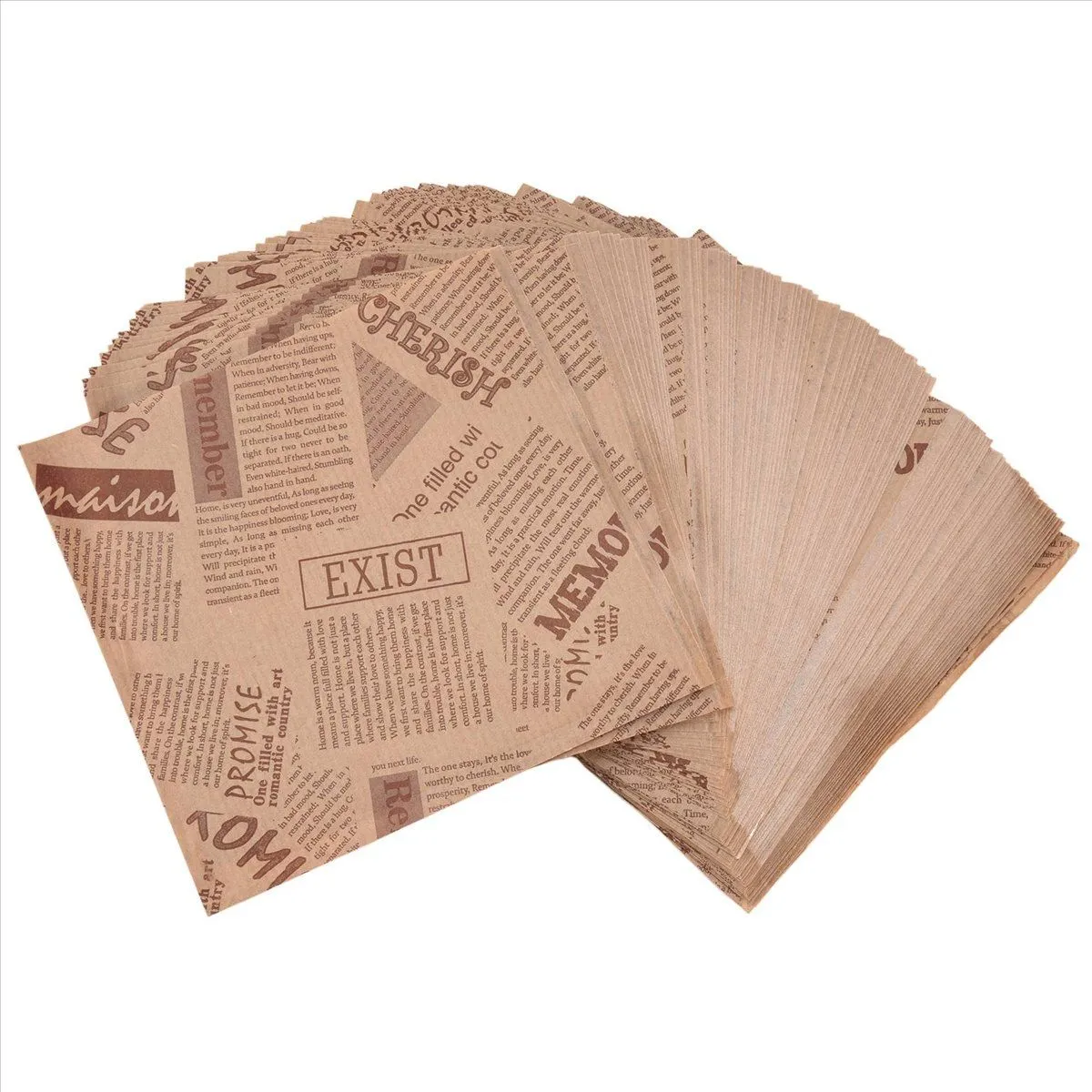 100pcs 12x12cm Bags Oilproof Bread Craft Bakery Food Packing