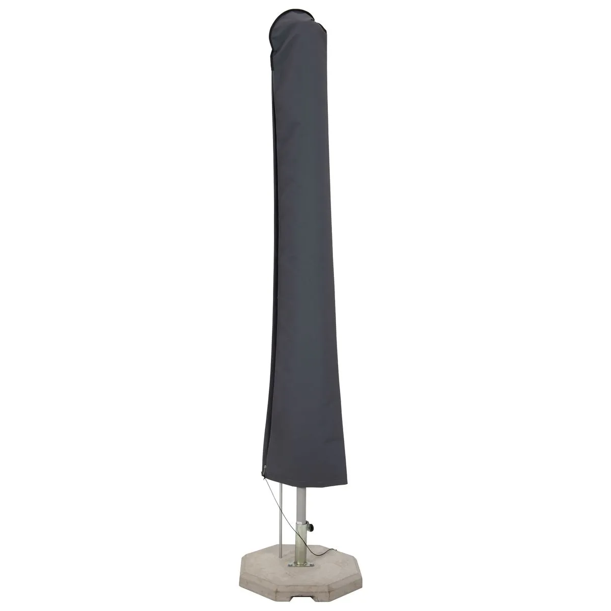 Parasol Umbrella Slip Cover For Easy Storage And Protection Ripblock Grey