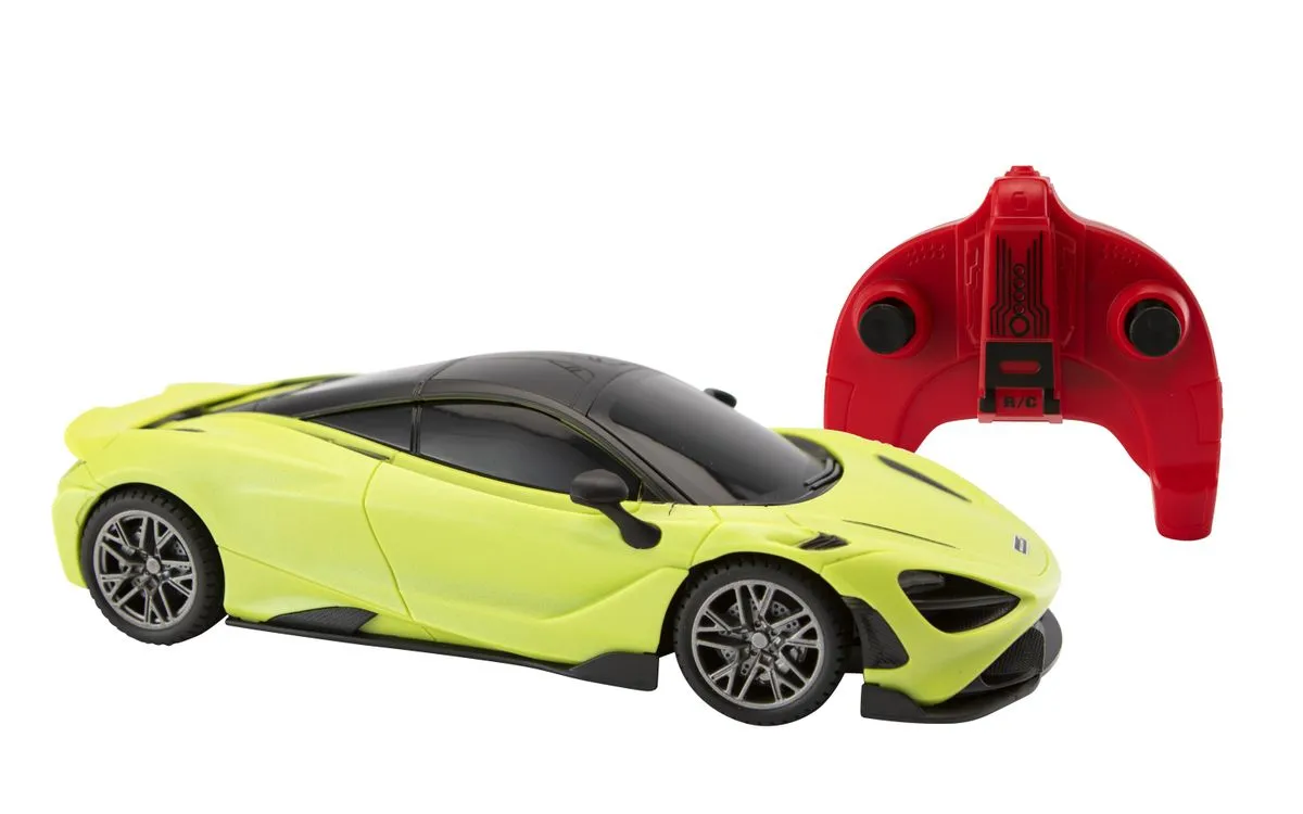 RW Toys 1/24 R/C McLaren 765LT (7km/h) - Green (19cm Long)