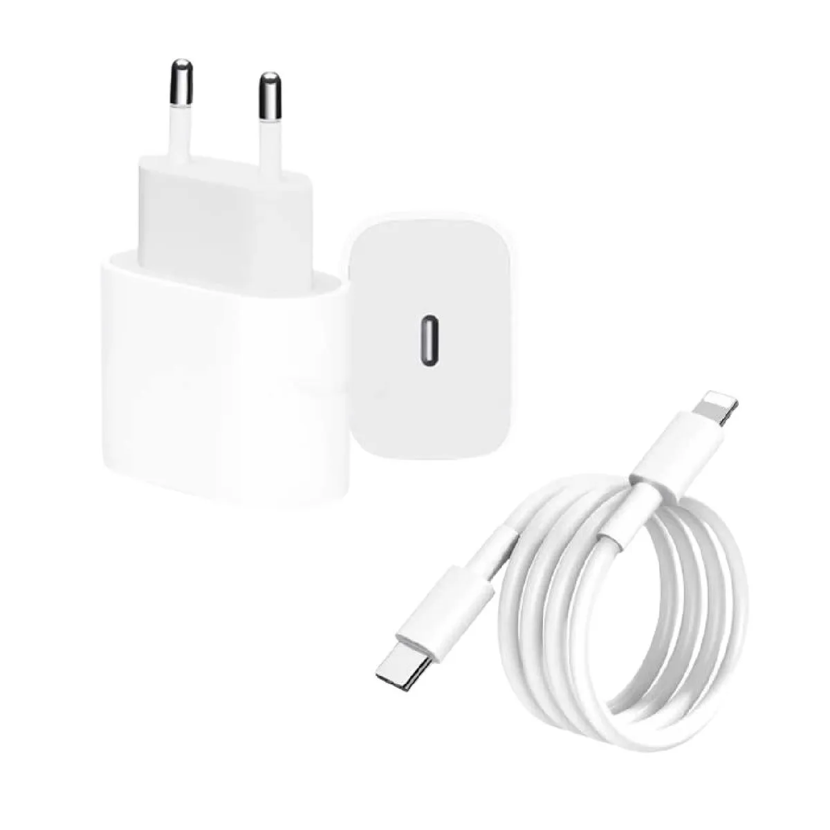 25W USB-C Power Adapter with USB-C to Lightning Cable