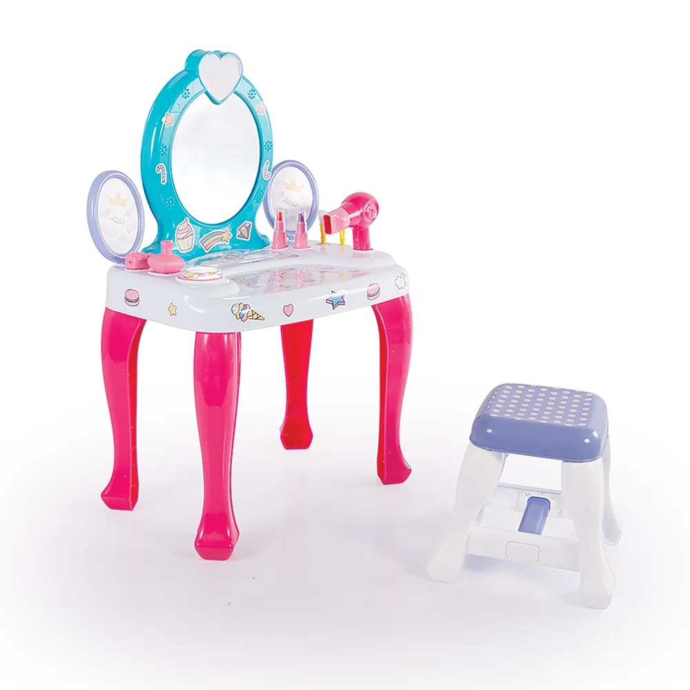 Dolu Unicorn Vanity Table & Stool Set