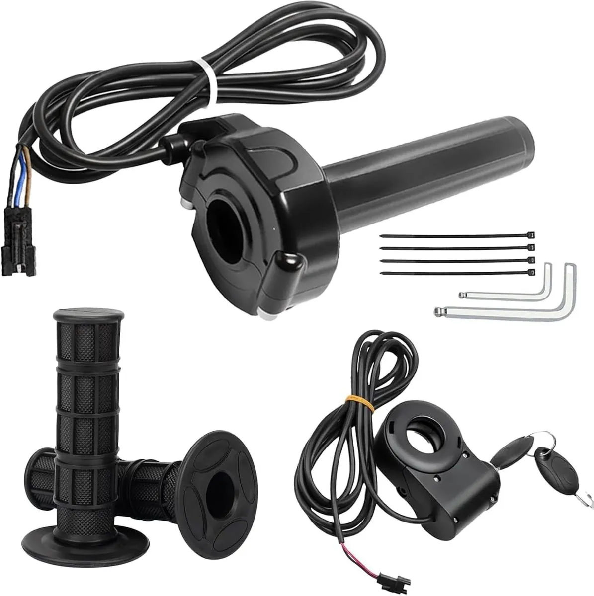 Full Twist Ebike Throttle Grip with 1.5m Cable Kit