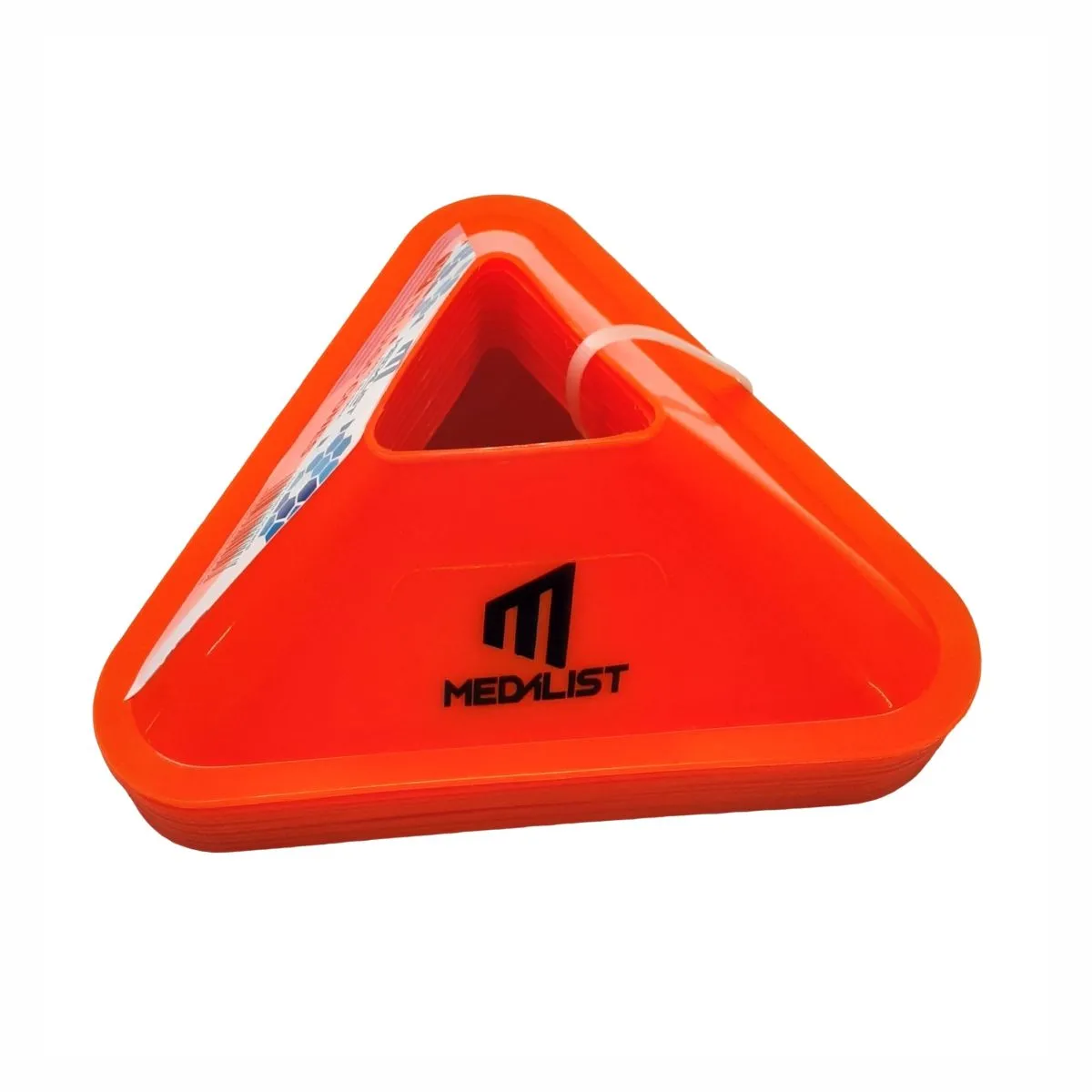 Medalist Tri Disc Cones for Agility Training - 10 Pack - Orange