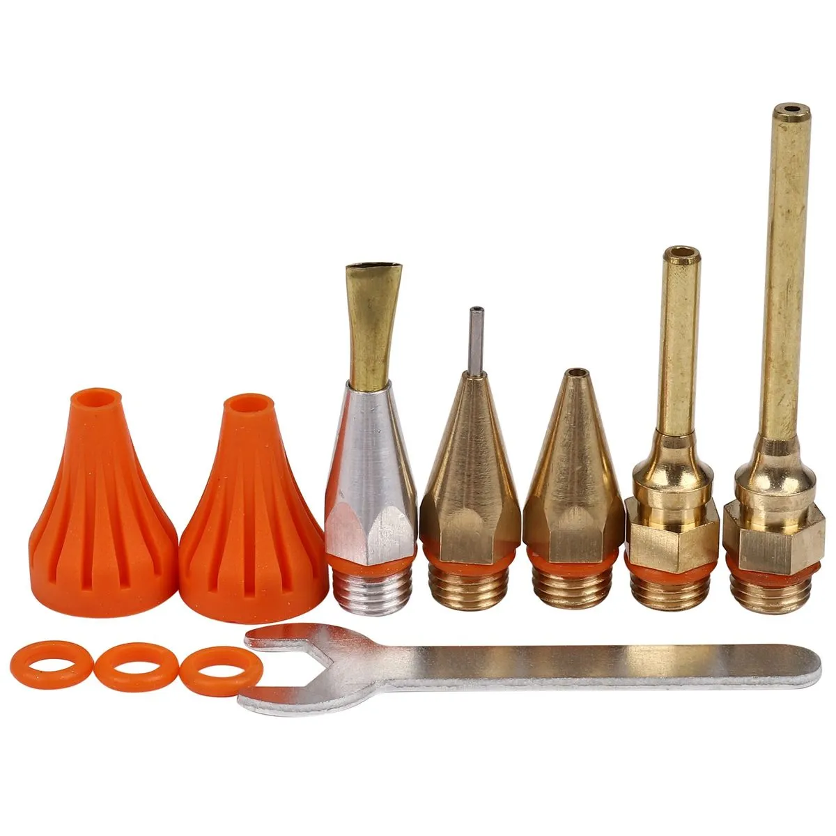 11Pieces Glue Copper Nozzle Small-Bore Large Diameter Hot Melt
