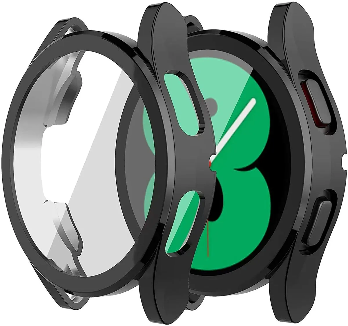 Samsung Galaxy Watch 4 Cover with Screen Protection - 40mm - Black