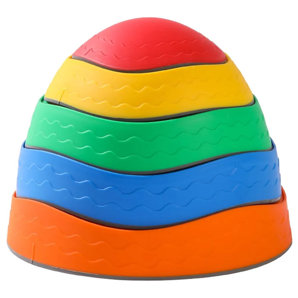 5pcs Balance Stepping Stones Set Kids Sensory Balance Tower Stepping Stones
