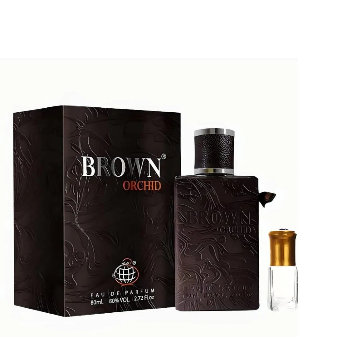 Brown Orchid Eau de Parfum - 80ml + Perfume Oil Gift