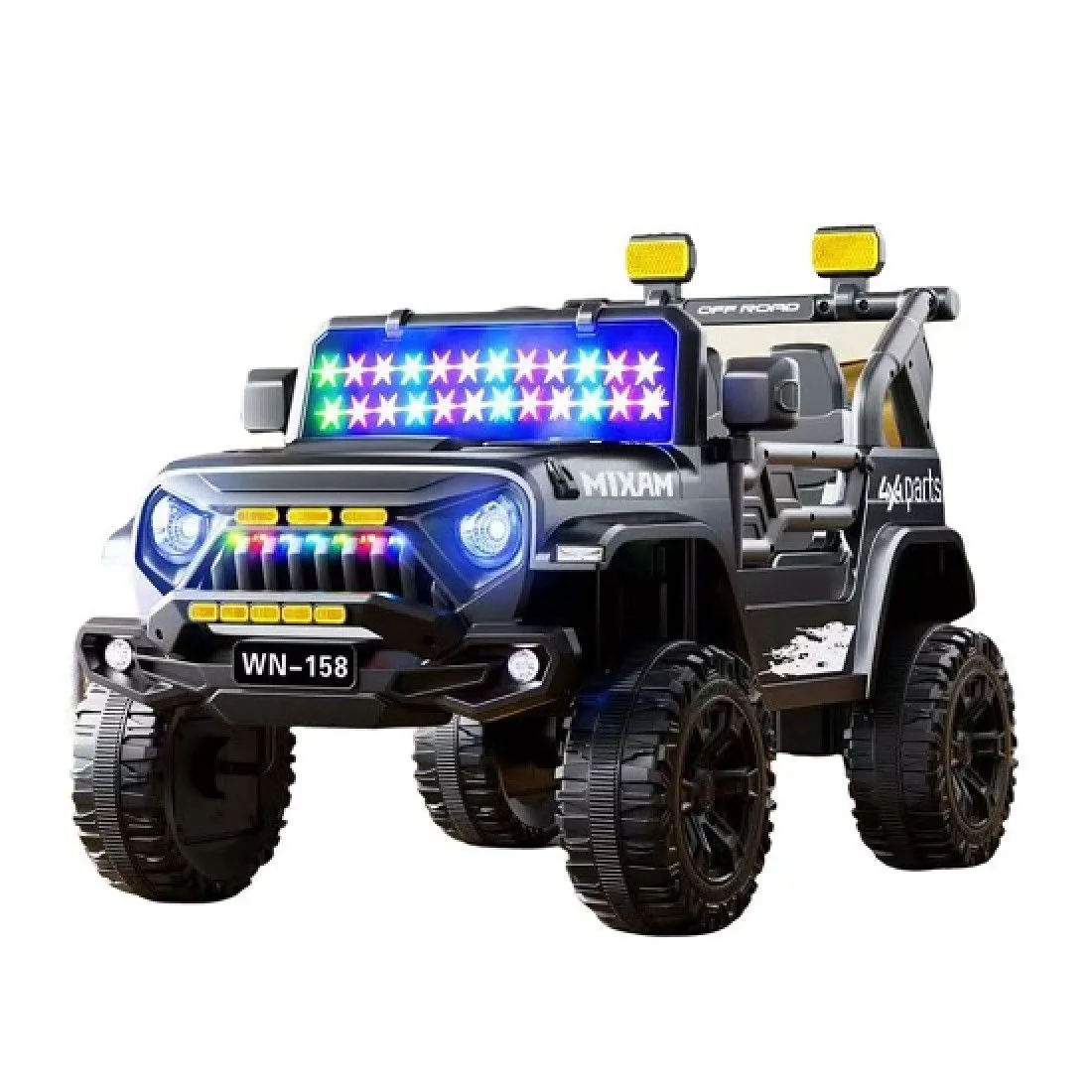 Kids 12V Electric Ride-On SUV - Black