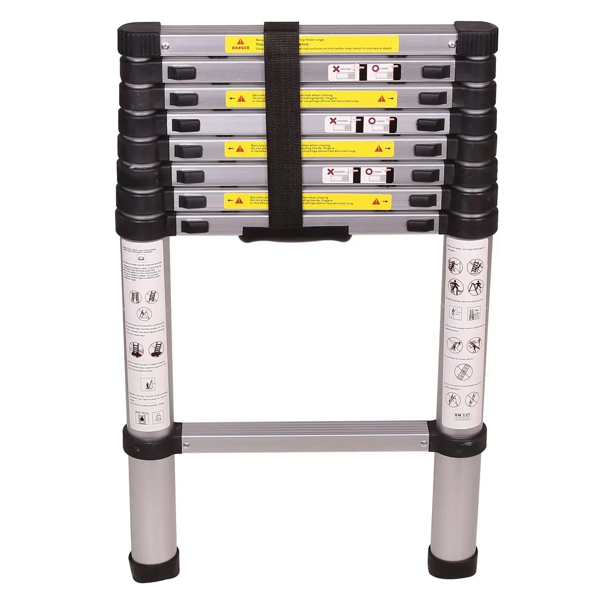 Foldable Telescopic Ladders (2 - 3.8 M) - 3.8 M