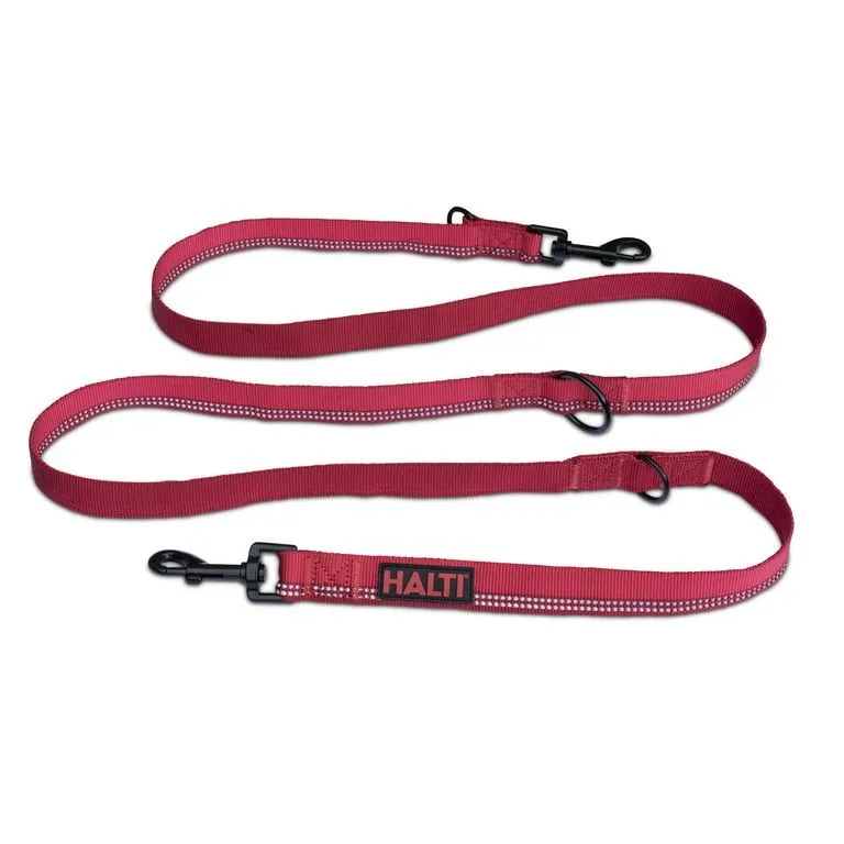 Halti - Double Ended Lead Red Small
