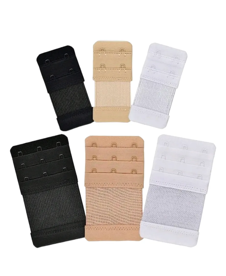 Bra Extenders 3 Hooks - Set of 6