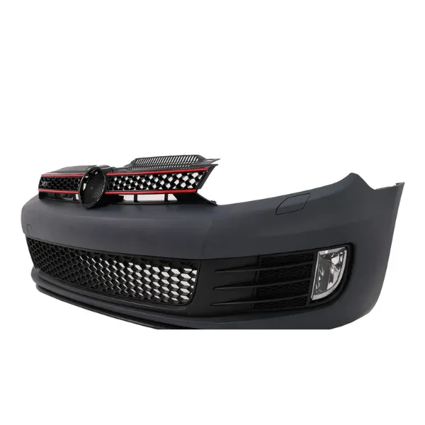 Supapartz Compatible with VW Golf 6 GTI Front Bumper Complete