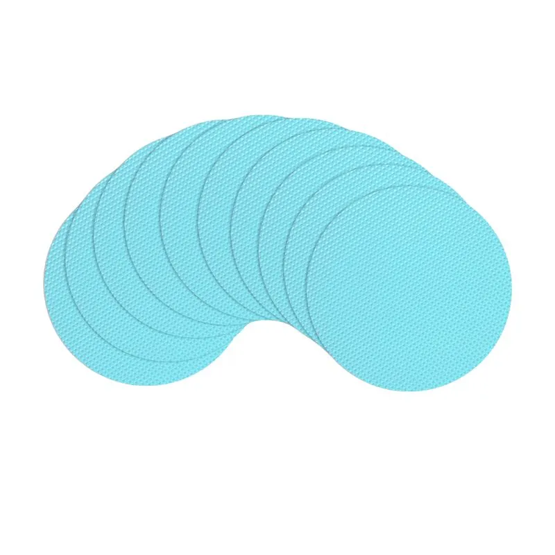 Peel And Stick Non Slip Stickers Bathtub, Shower, Stairs, Ladders - Round - Blue