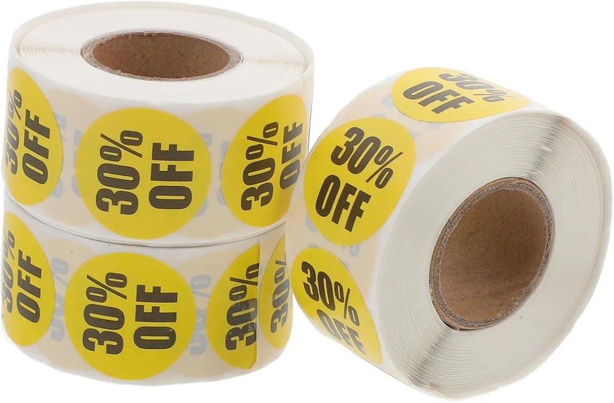 Strong Adhesive Price Tags Easy Remove Retail Shop Merchandise