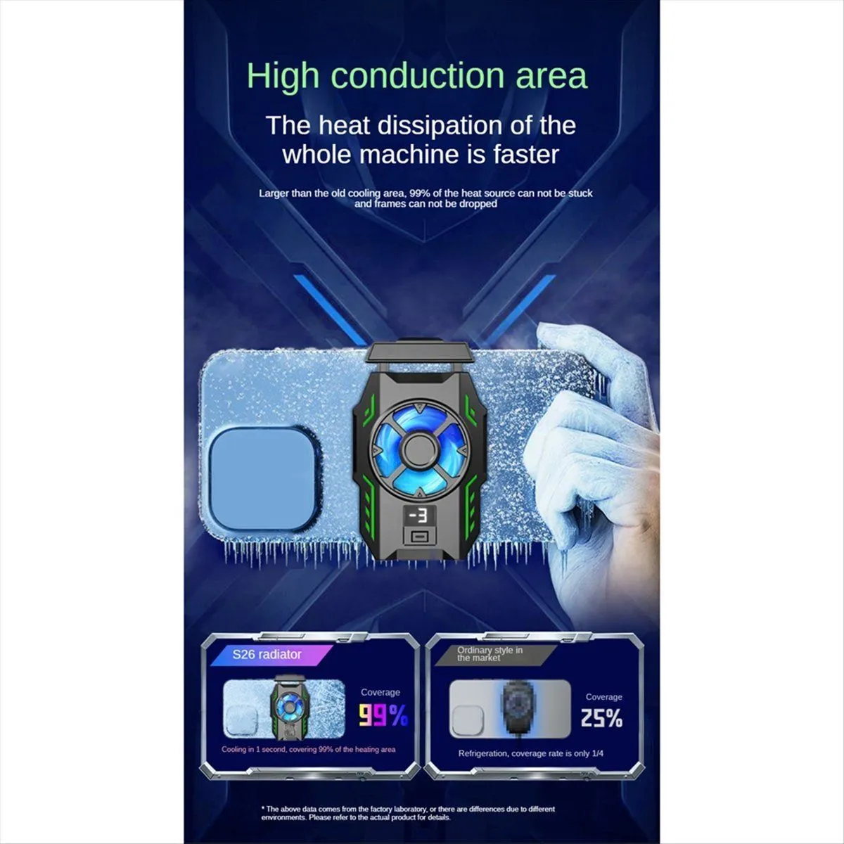 Mobile Phone Cooler Cooling Fan Radiator For Mobile Phone