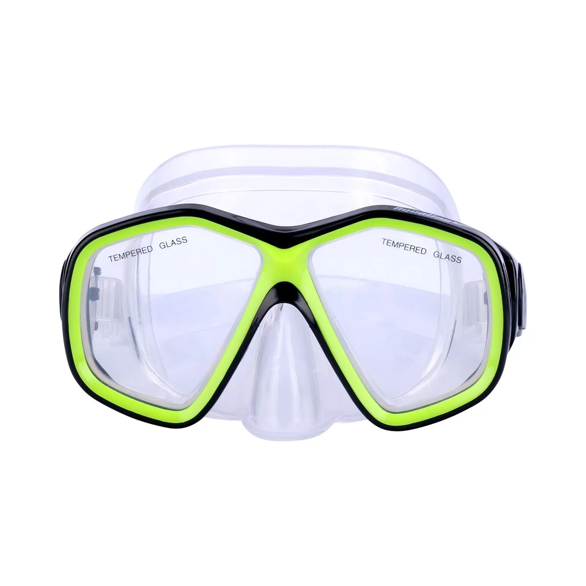 Aqualine Pulsar Silicone Mask - Black/Lime