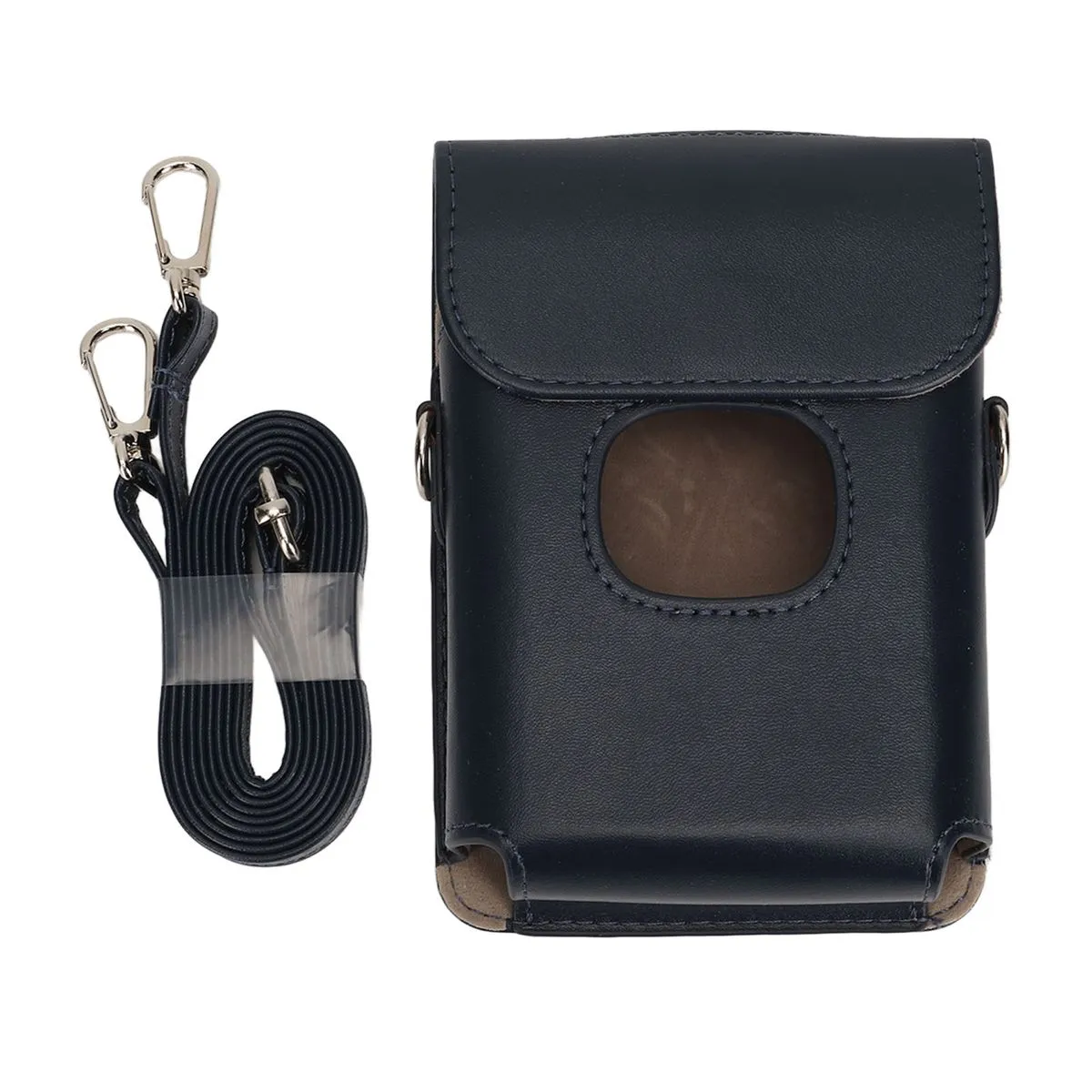 Blue PU Leather Bag for Instax Mini Link 2 Daily Use