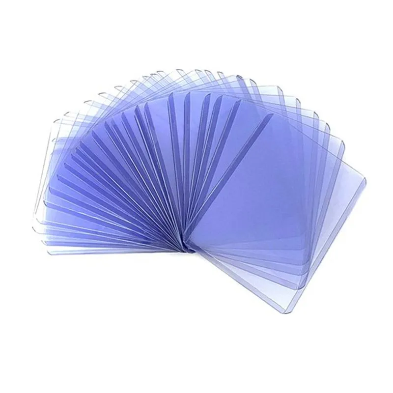 50Pcs Clear Sleeves For Collectible Trading Basketball Sports Cards