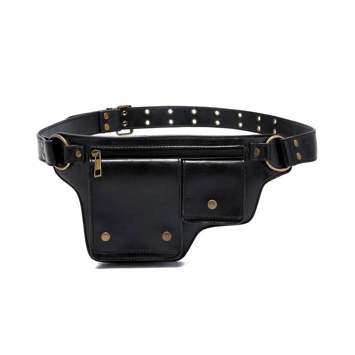 Outdoor Sports Waist Bag - Black
