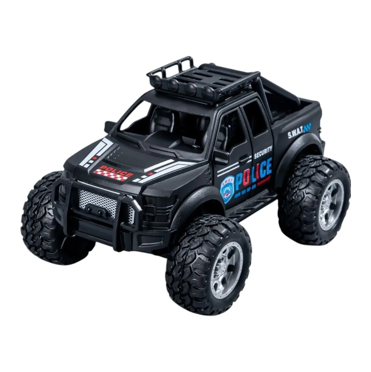 Police Rescue SUV Toy Truck For Ages 3+ - Black