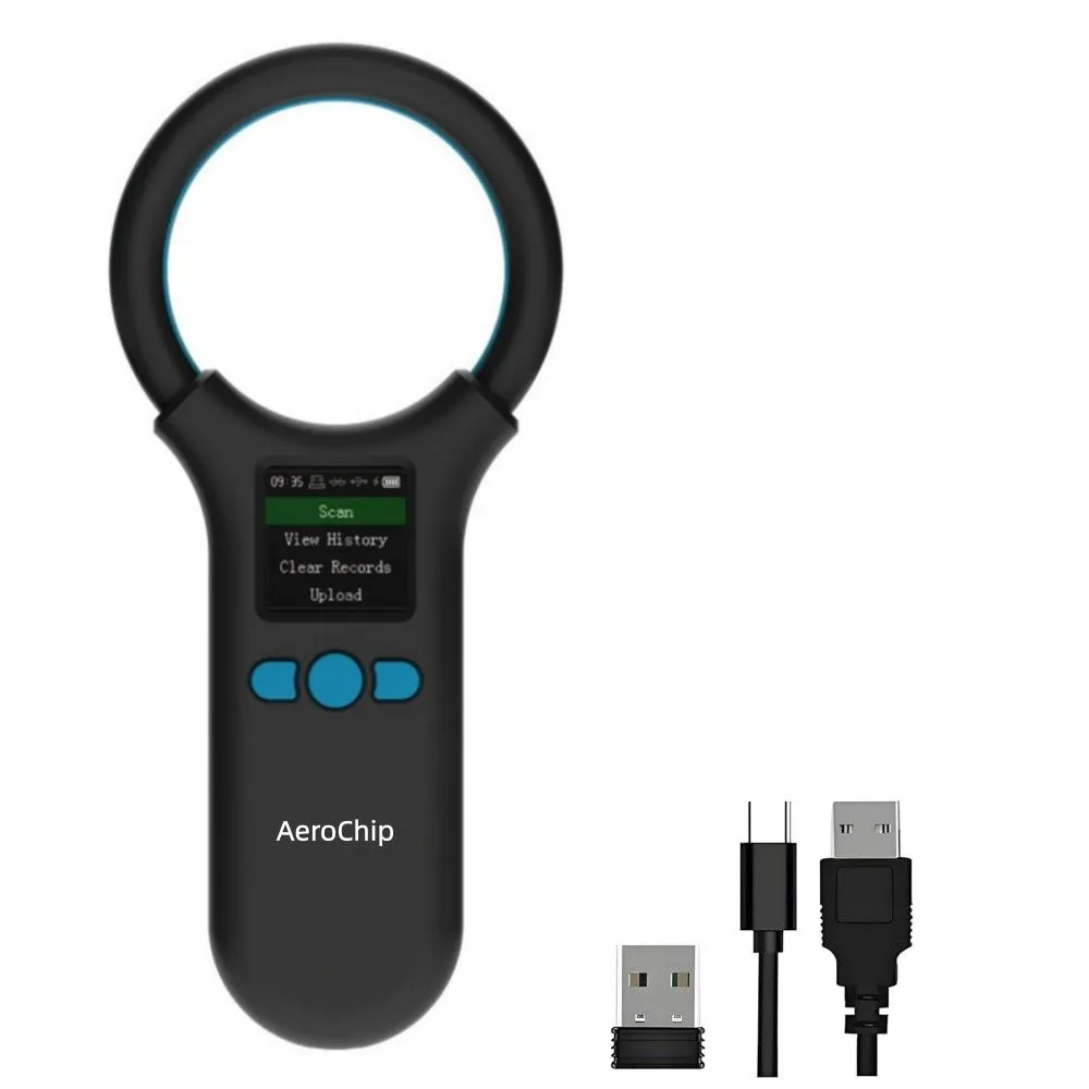 Multifunction Bluetooth Microchip Scanner, Pet Microchip Reader