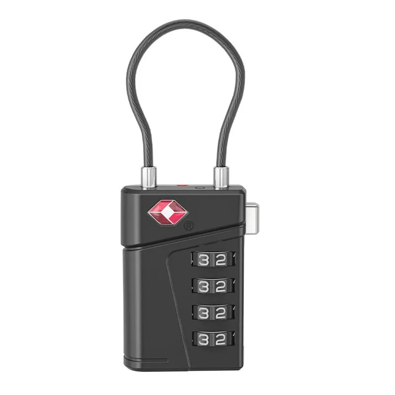 4 Digit TSA Approved Travel Luggage Resettable Combination Code Lock