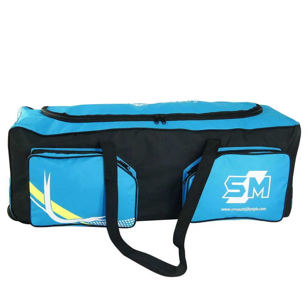 SM Bravo Junior Cricket Wheelie Bag
