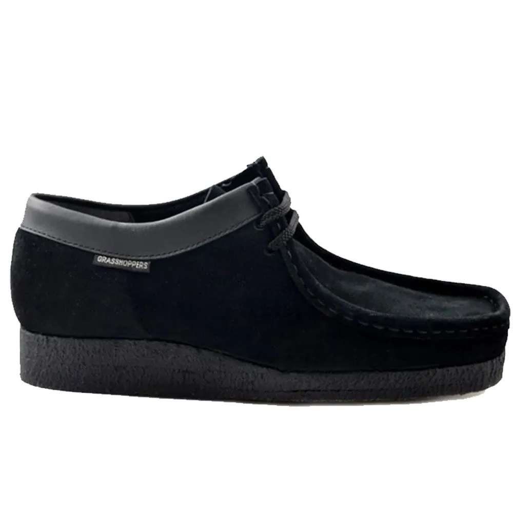 Grasshoppers Taylor Suede Lace-Up - Black
