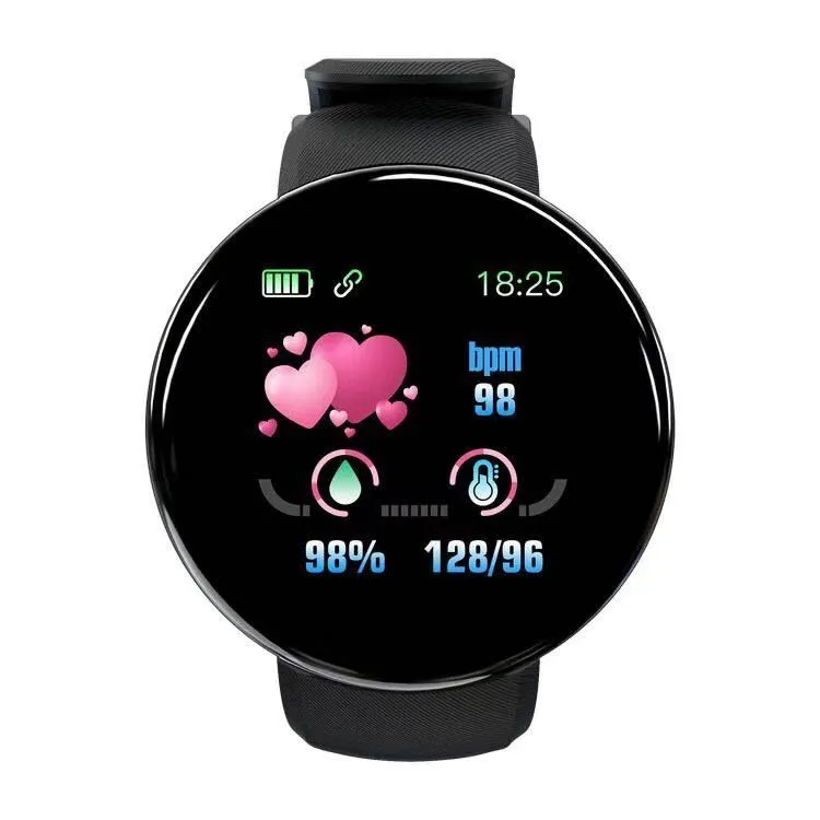 D18 Sport Smart Watch – Entry level for Kids/Tweens - Black