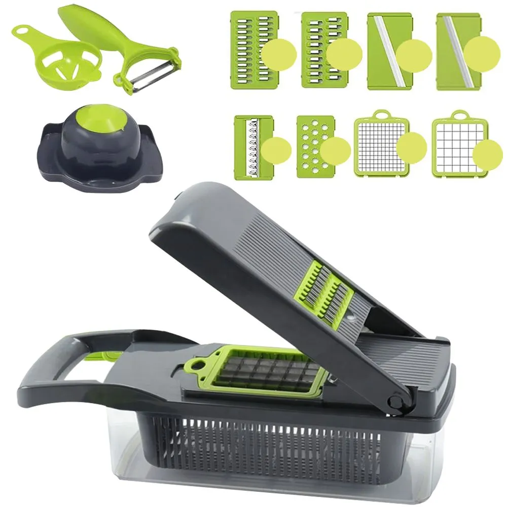 Dream Home Kitchen Accessories Vegetable Chopper with Mandoline Slicer