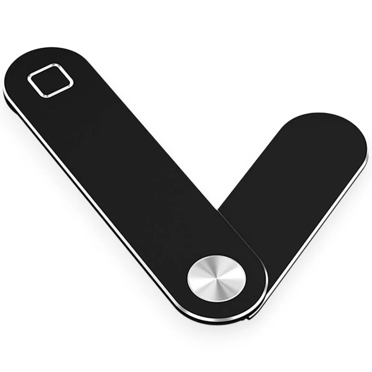 Ultra-Thin ViewDock Aluminum Mobile Mount Magnetic Laptop Phone Holder - Black