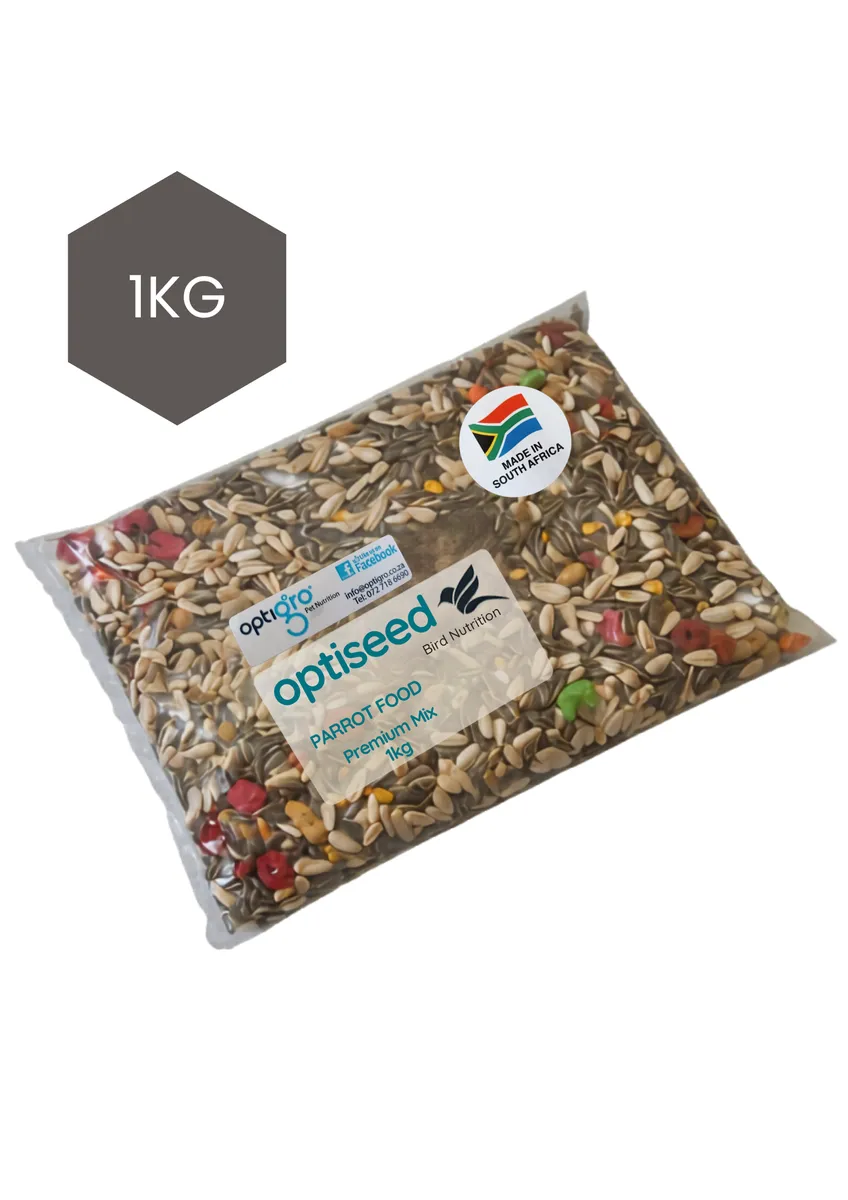 Optiseed Parrot Food Premium Mix - Premium Seed Blend