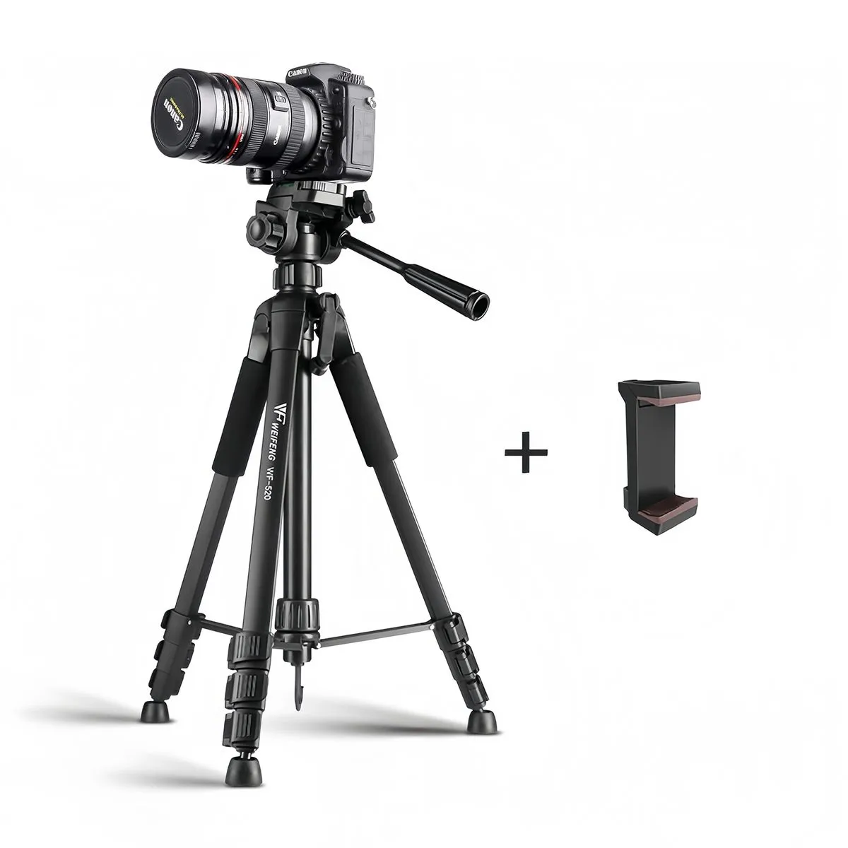 WF520 Camera Tripod/Stand Cell Phone Tripod Compatible Canon Nikon SonyDSLR
