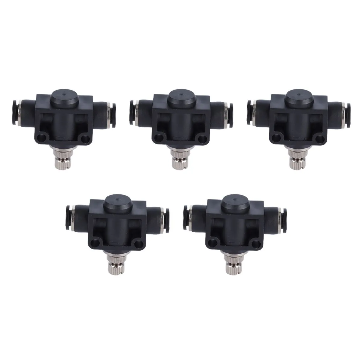 Pneumatic Throttle Valve 10mm Tube OD for Compressed Air Systems