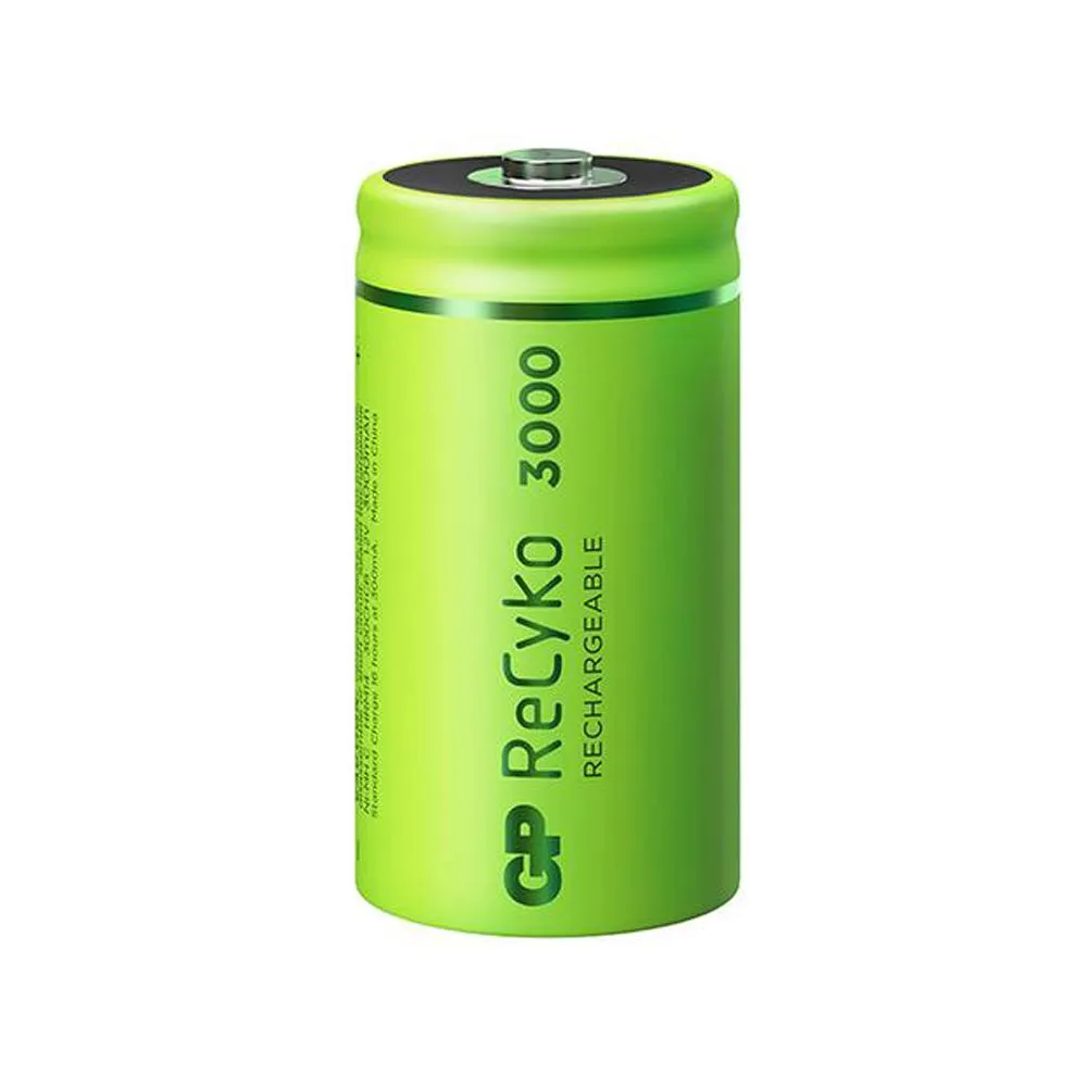 GP Batteries Recyko 1.2V C 3000mAh NiMH Rechargeable Batteries