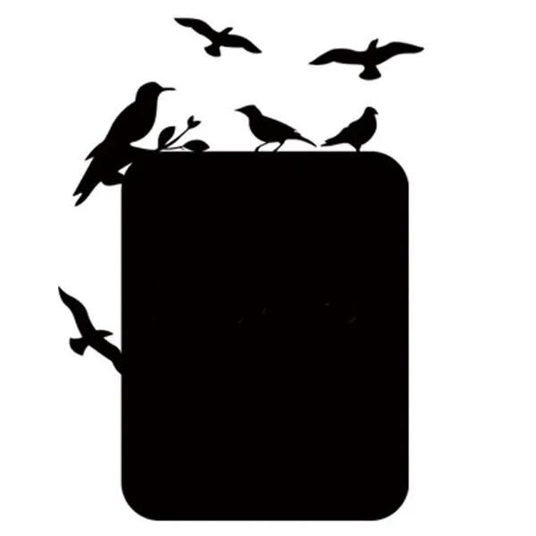 Blackboard Wall Sticker (Birds)