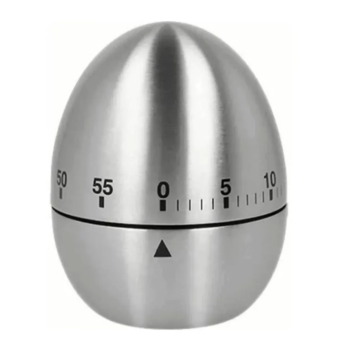 Egg Timer Stainless Steel Non Slip Base 60mins Mechanical Kitchen Timer