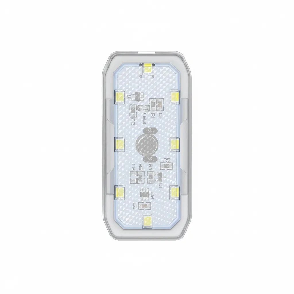 Rechargeable Car LED USB Reading Light with Interior Mood Lamps