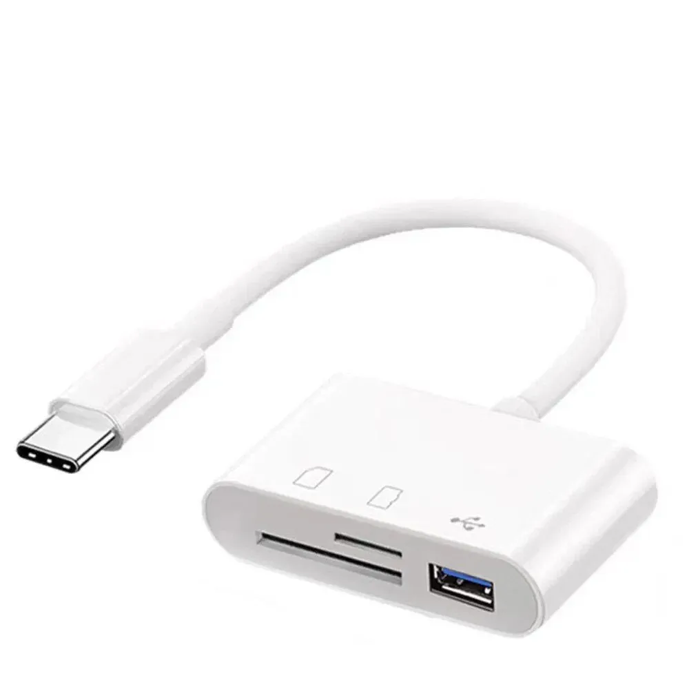 3 In 1 Adapter Type-C, TF, SD, Memory Card Reader