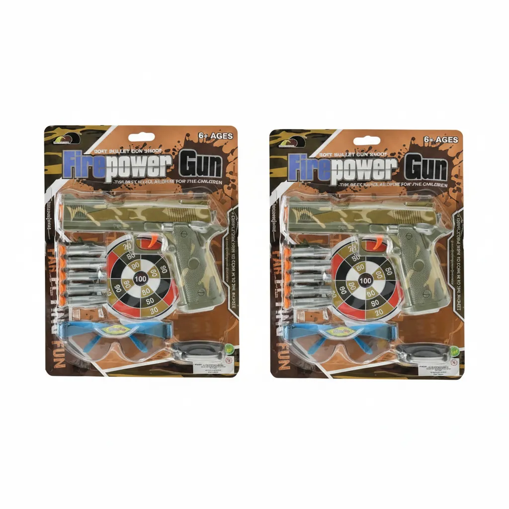 Perfect Play 8 Piece Suction Dart Set for Indoor and Outdoor Play - 2 Pack