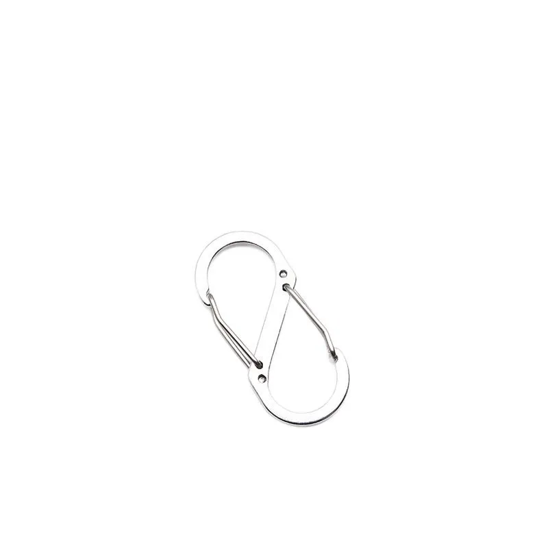 Aluminium 8 Shape S Carabiner Multi-Purpose Hook For Camping Outdoor Gear