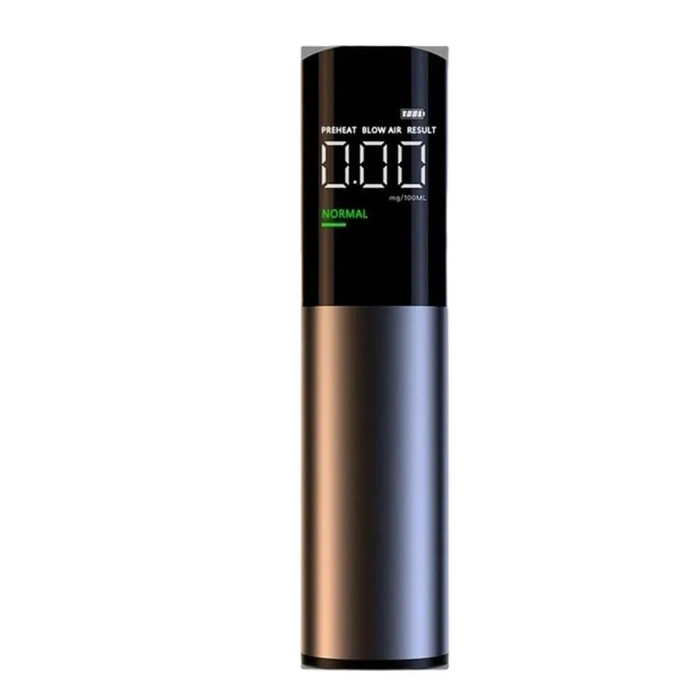 Portable Non-Contact Breathalyzer, 3-Color Display, 0-200Mg Range