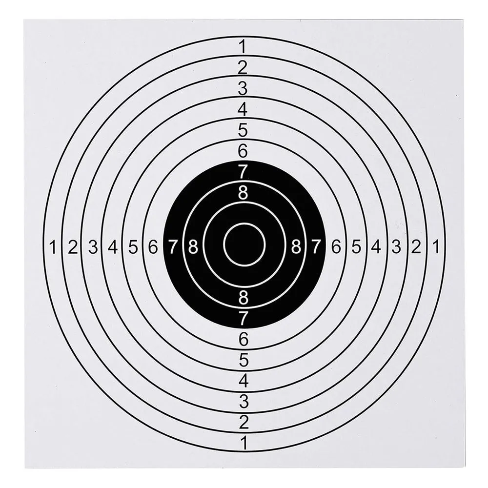 Camping Sport Paper Training Target For Archery or Gun Shooting 100pc(14cm)