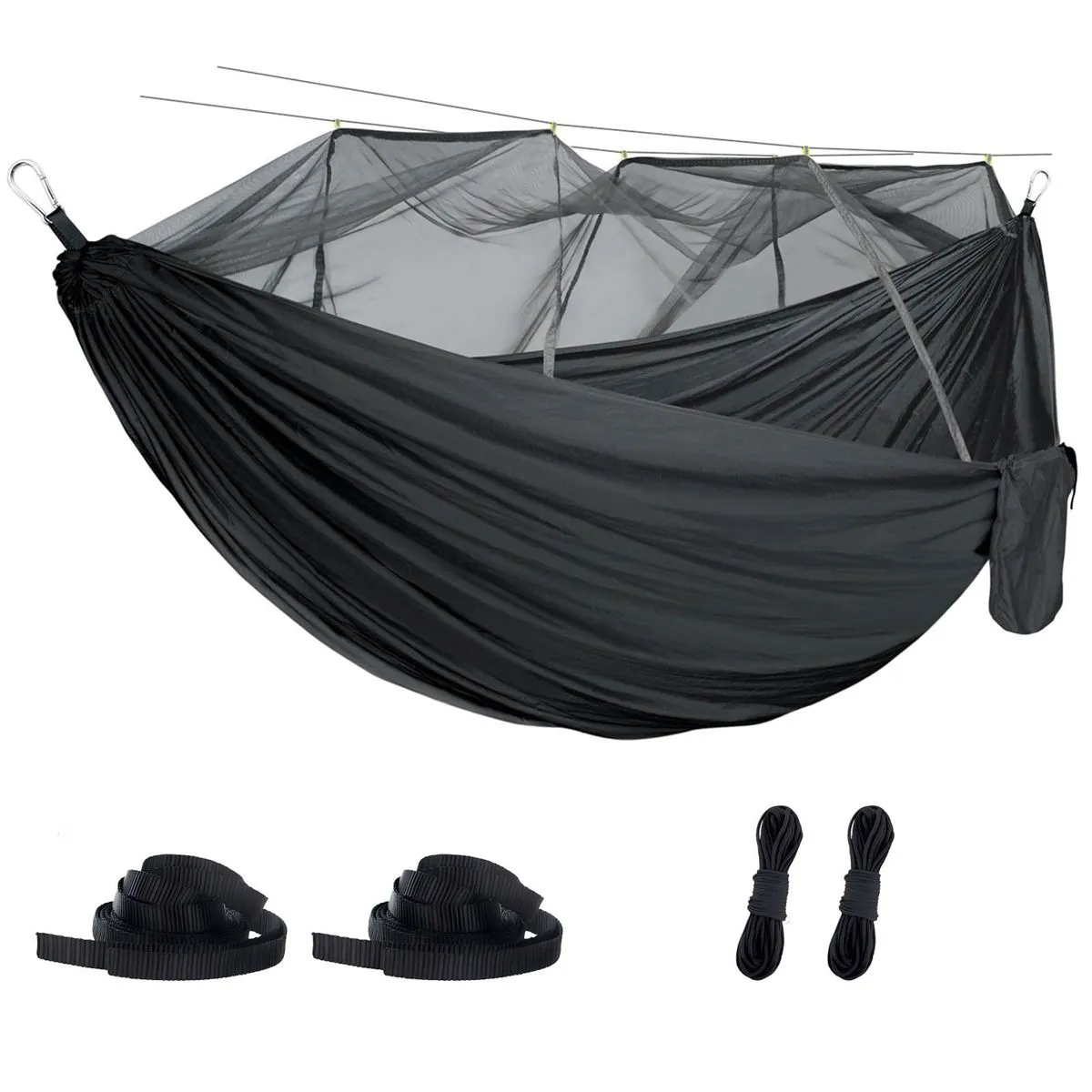Outdoor Ultralight Nylon Hammock - 300kg Load-Bearing Capacity