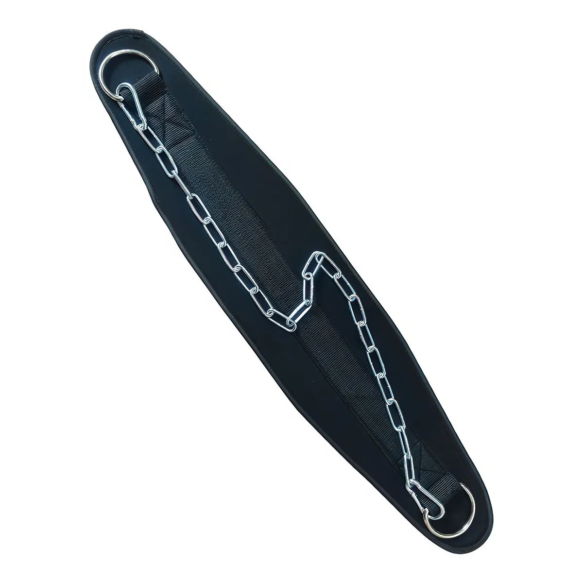 Adjustable Neoprene Weightlifting Dip Belt with Heavy-Duty Chain