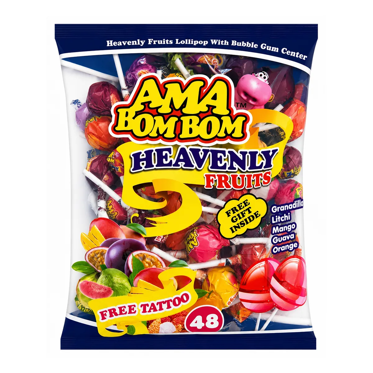 Ama Bom Bom Heavenly Fruit Lollipop