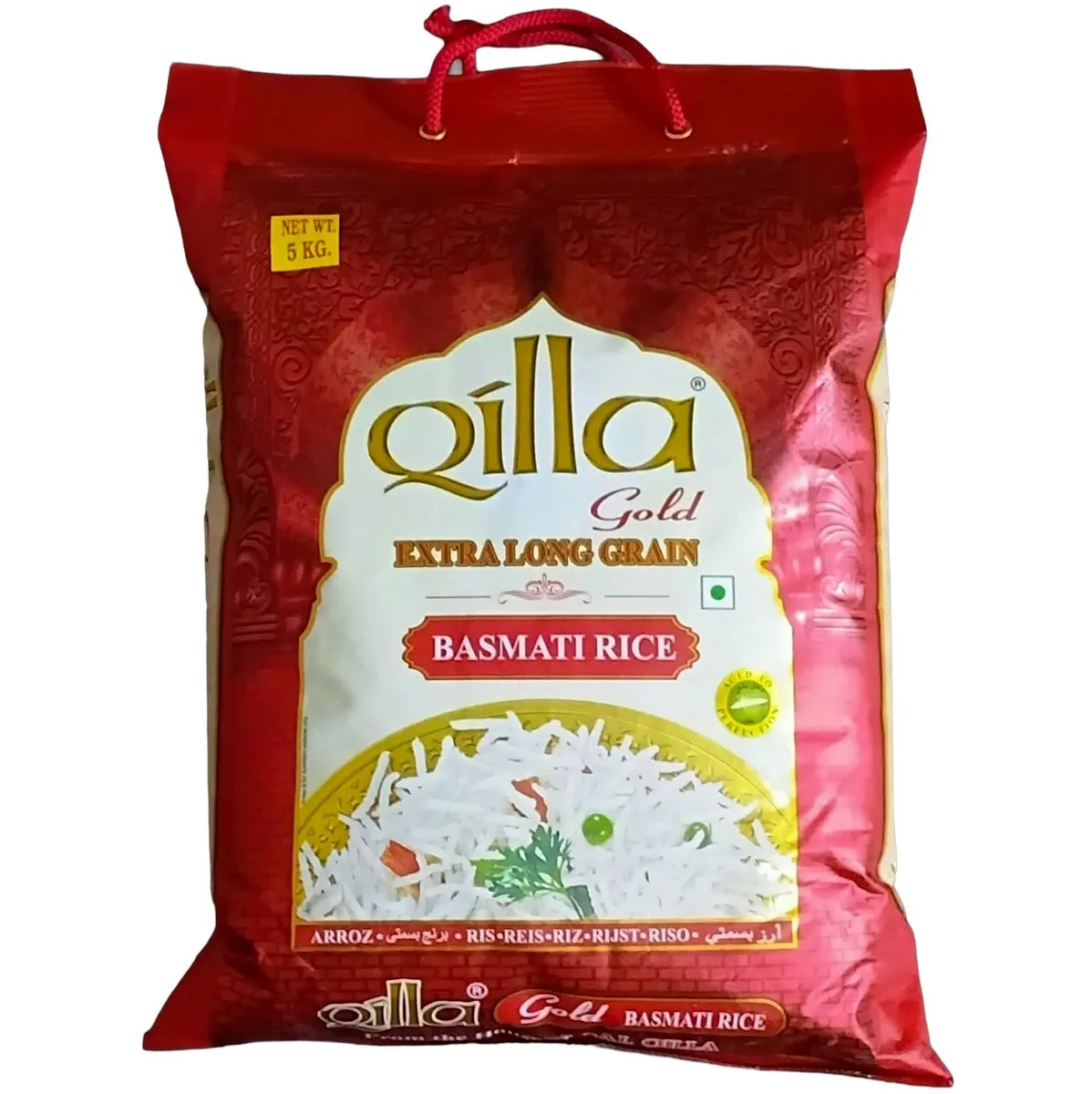 Qilla Gold Extra Long Grain Basmati Rice (5kg)