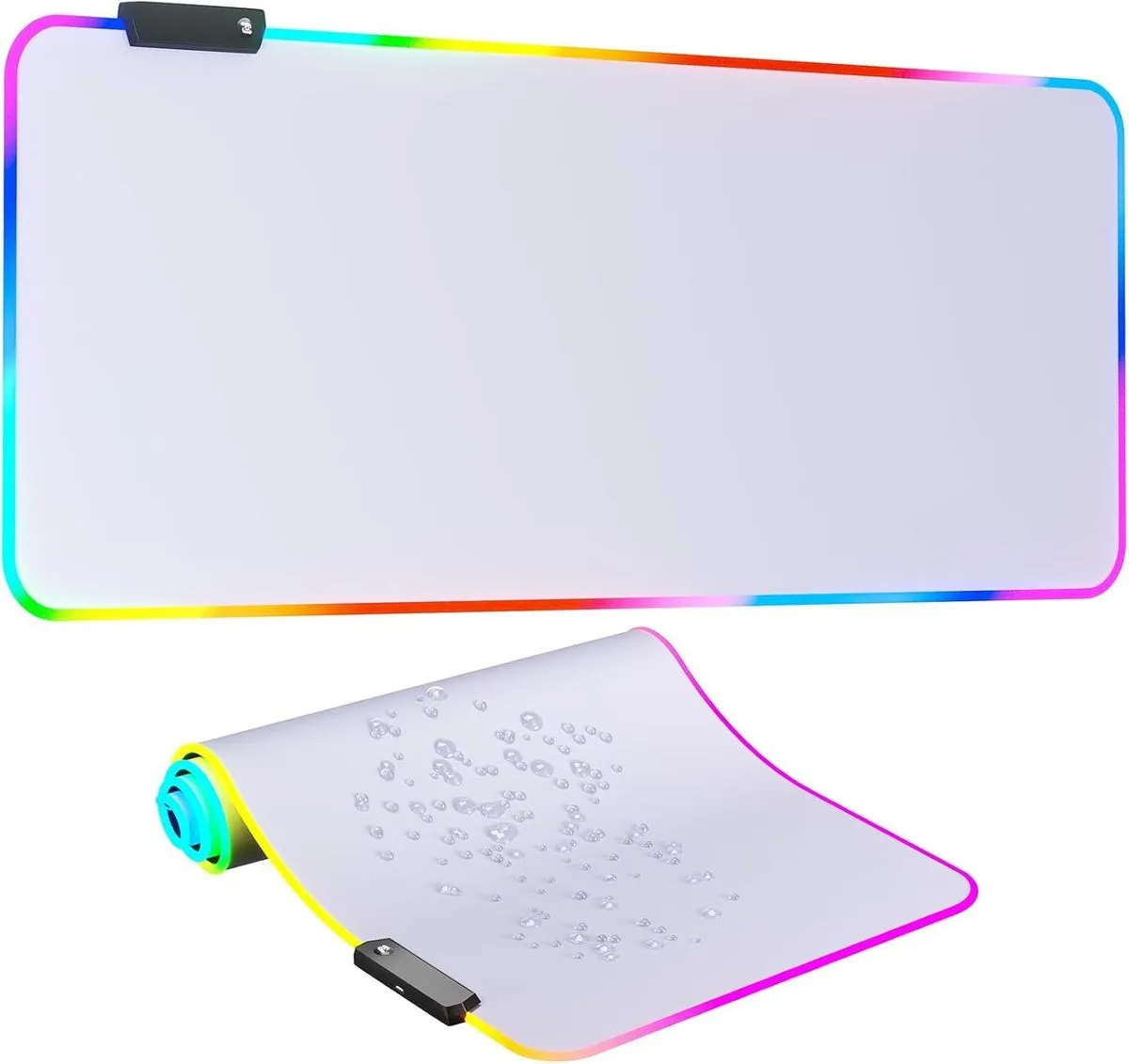 RGB Mousepad Led Pad, Large Pad,Led and Big Mouse mat(White)